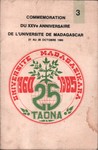 Commémoration du XXVe Anniversaire de l'Université de Madagascar