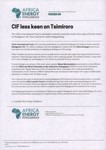 Front: CIF less keen on Tsimiroro: Article...