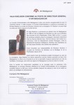 Haja Raelison confirme au poste de Directeur G�n�ral d'Air Madagascar