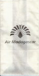 Front View: Air Madagascar Airsickness Bag: Sil...