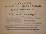 Back Cover: Voyages en Asie et à Madagascar 18...