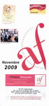 Front Cover: Novembre 2009: Alliance Française,...