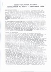 Anglo-Malagasy Society Newsletter