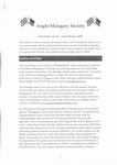 First Page: Anglo-Malagasy Society Newsletter: ...