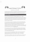 First Page: Anglo-Malagasy Society Newsletter: ...