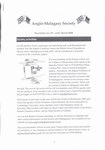 First Page: Anglo-Malagasy Society Newsletter: ...