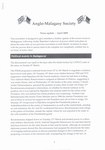 Anglo-Malagasy Society Newsletter