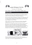 First Page: Anglo-Malagasy Society Newsletter: ...