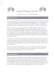 Anglo-Malagasy Society Newsletter