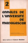Annales de l'Université de Madagascar: Série Lettres et Sciences Humaines