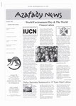 First Page: Azafady News: October 2003