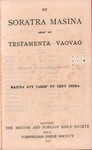 Titlepage: Ny Soratra Masina amin'ny Testamant...