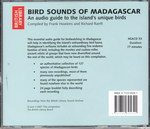 Back of Case: Bird Sounds of Madagascar: An audio...