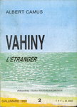 Front Cover: Vahiny: L'étranger: 2
