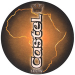 Bottom View: Castel Beer Mat: Circular