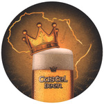 Top View: Castel Beer Mat: Circular