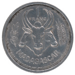 Front: 1 Franc Coin