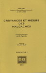 Croyances et Moeurs des Malgaches