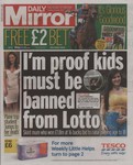 Front Cover: Daily Mirror: Thursday, August 1, 2...