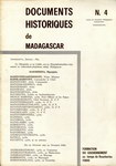 Front Cover: Documents Historiques de Madagascar...