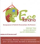 Front: EcoTanana: Valoriser Tana; La faire...