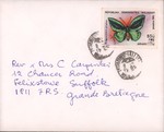 Front: Envelope to Rev F Colin Carpenter w...