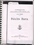 Front Cover: Récits Bara