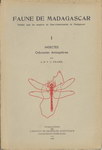 Front Cover: Faune de Madagascar: I: Insectes: O...