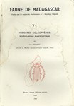 Front Cover: Faune de Madagascar: 71: Insectes C...