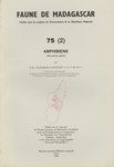 Front Cover: Faune de Madagascar: 75 (2): Amphib...