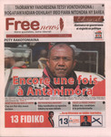 Front Cover: Free News: No 640; Jeudi 18 Octobre...