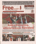 Front Cover: Free News: No 715; Lundi 21 Janvier...