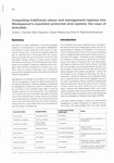Integrating traditional values and management regimes into Madagascar's expanded protected area system: the case of Ankodida