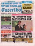 Front Cover: Gazetiko: No 6283; Alarobia 9 janoa...