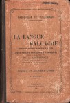 Front Cover: La Langue Malgache: Enseignée suiv...