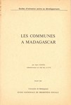 Front Cover: Les Communes à Madagascar