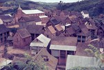 Image: Village houses and church: Ambatoma...
