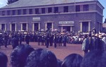 Image: Officials on parade at Soavinandria...