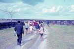 Schoolboys going to half-yearly church meeting