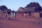 The chief's son's hut at sunrise