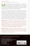 Back Cover: Historical Dictionary of Madagascar