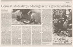 Article: Gems Rush Destroys Madagascar's Gre...