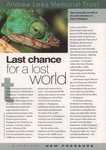 Last Chance for a Lost World