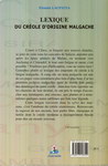 Back Cover: Lexique du Créole d'Origine Malgac...