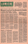 Front Cover: Lumière: Hebdomadaire d'Informatio...