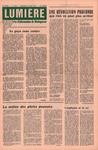 Front Cover: Lumière: Hebdomadaire d'Information...