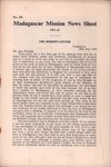 Front Cover: Madagascar Mission News Sheet: No. ...