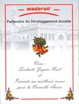 Front: Madarail Christmas Leaflet