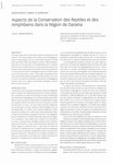 Aspects de la Conservation des Reptiles et des Amphibiens dans la Région de Daraina