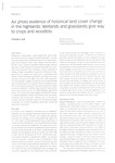 Air photo evidence of historical land cover change in the highlands: Wetlands and grasslands give way to crops and woodlots